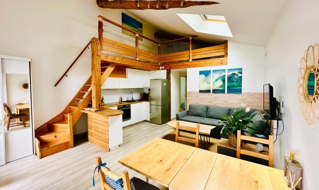 Sunny - Charmant Duplex Avec Terrasse Privative Tosse Exteriér fotografie